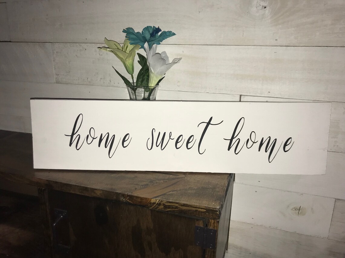 Home Sweet Home Wood Sign Home Sweet Home Wood Sign Home Decor Wall