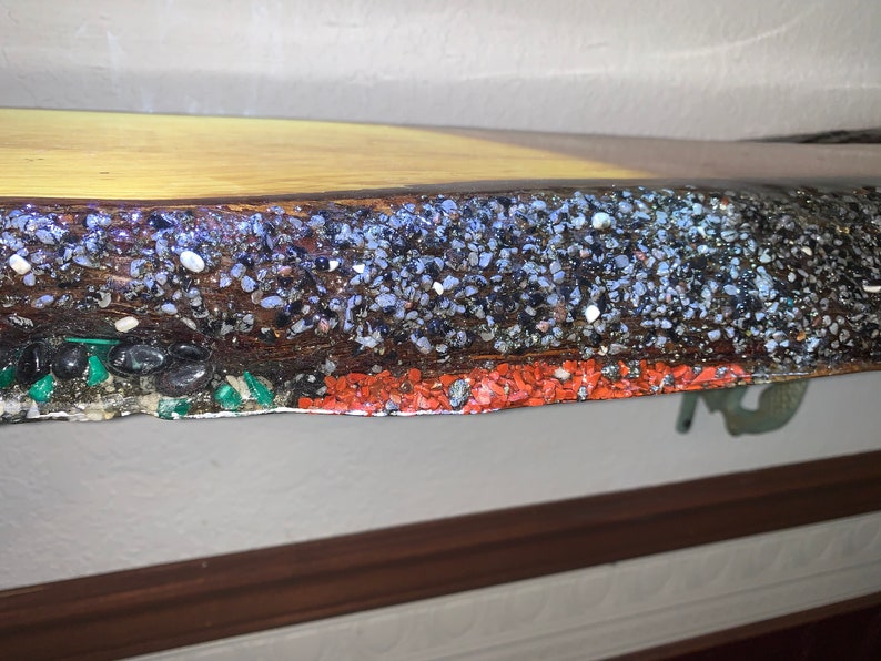 The 5 Best Epoxy Resin Live Edge Shelf Reviews 3