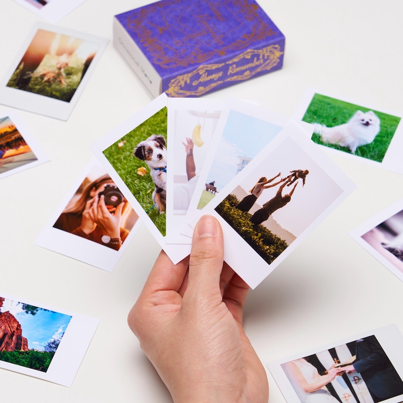 Print digital photos into instant photos | Custom instant photo prints | Turn your pet family and special moment to instant photos image 1