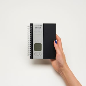 Pocket Size 10-Pack Hardcover Spiral Notebook (A6: 4”x5.5”) | 120GSM Inner Page (50 sheets / 100 pages) | OccasionalMotto Premium Sketchbook