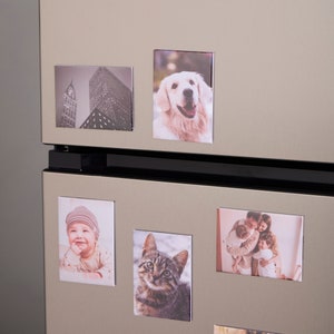 Custom Premium Fridge Photo Magnets Transform Pet, Family, & Moments into Fridge Magnets Occasional Motto Personalized Photo Magnets image 6