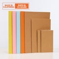 Bulk Kraft Notebooks | 60 pages 30 sheets | 80 gsm eco-friendly paper | Sketchbook | Traveler inserts | OM A7 A6 A5 B5 notebook journal