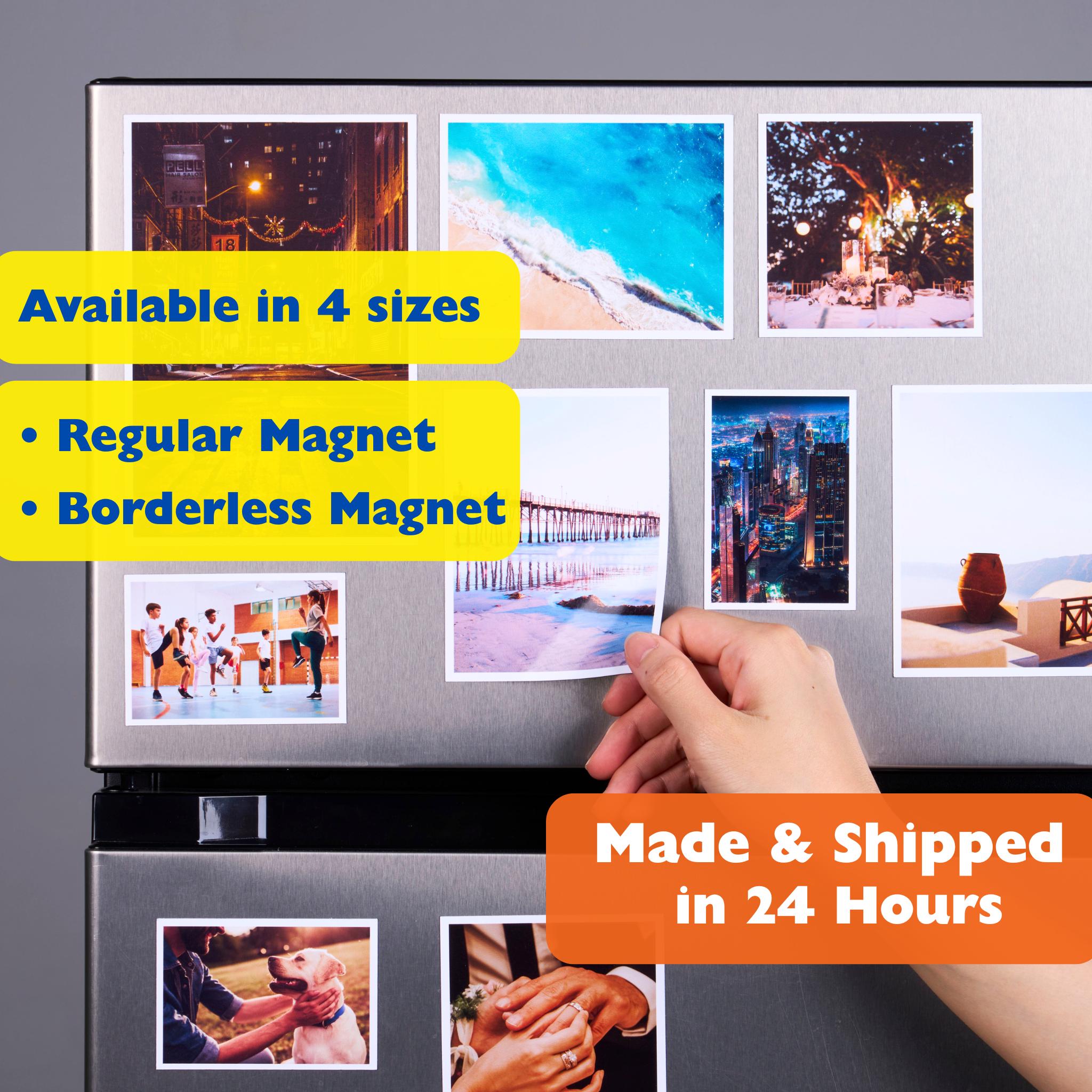 Personalized Fridge Magnet Photo Prints | Print your pet family and special moment to fridge magnet | Occasional Motto fridge photo magnets