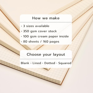 Spiral Kraft Notebook | 160 pages 80 sheets | 100 gsm eco-friendly paper | Occasional Motto Spiral Notebook | A6 A5 B5 Kraft Spiral Journal image 3