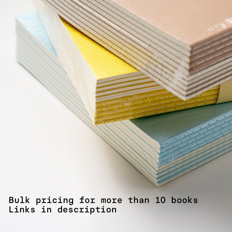 Bulk Kraft Notebooks 60 Pages 30 Sheets 80 Gsm Etsy