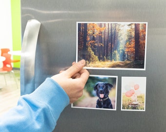 Personalized Fridge Magnet Photo Prints | Print your pet family and special moment to fridge magnet | Occasional Motto fridge photo magnets