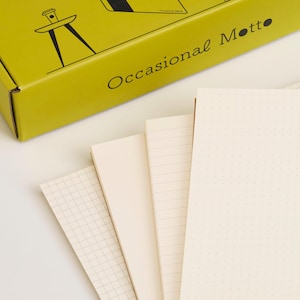 Spiral Kraft Notebook | 160 pages 80 sheets | 100 gsm eco-friendly paper | Occasional Motto Spiral Notebook | A6 A5 B5 Kraft Spiral Journal image 4