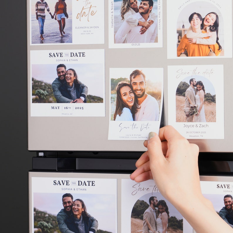 Magnet Invitations Save the Date Photo Magnet for Wedding Invitations | Personalized Save ...