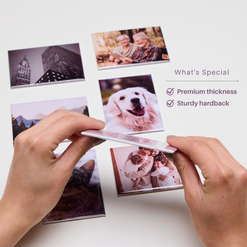 Custom Premium Fridge Photo Magnets Transform Pet, Family, & Moments into Fridge Magnets Occasional Motto Personalized Photo Magnets image 2