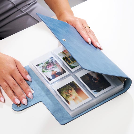 Personalized PU Leather Photo Album for Instax Mini Instax Wide