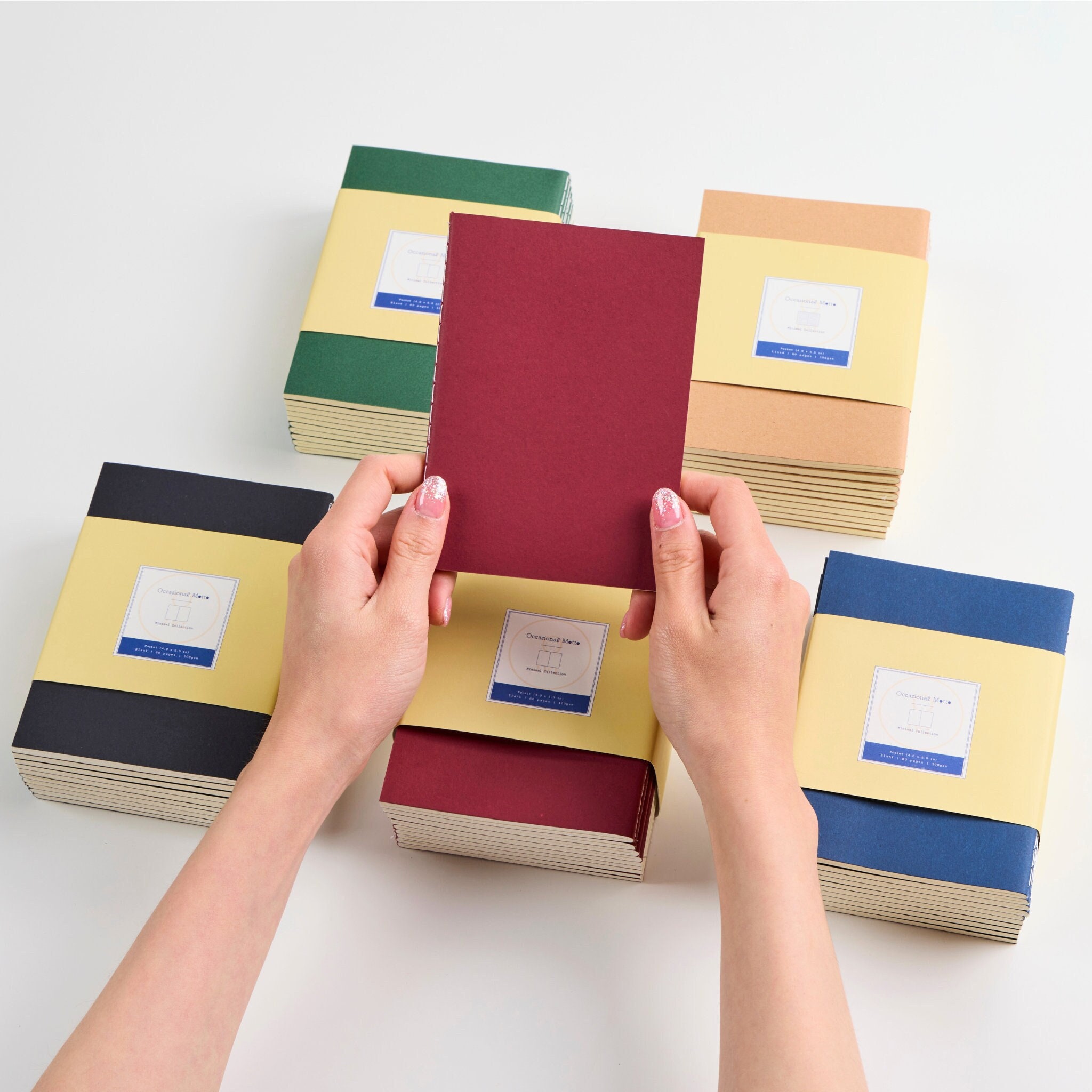 Card Size Notebook Paper Set of 20 Bulk Pocket Size Notebooks (4 X 5.5 Inch) | 100gsm Eco ...