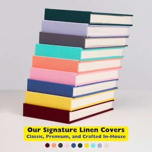 Personalized Linen Hardcover Photo Album For Instax Mini | 48 Pockets (writable thick cardstock) | Occasional Motto Handmade Album Plain (No Text)