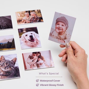 Custom Premium Fridge Photo Magnets Transform Pet, Family, & Moments into Fridge Magnets Occasional Motto Personalized Photo Magnets image 3