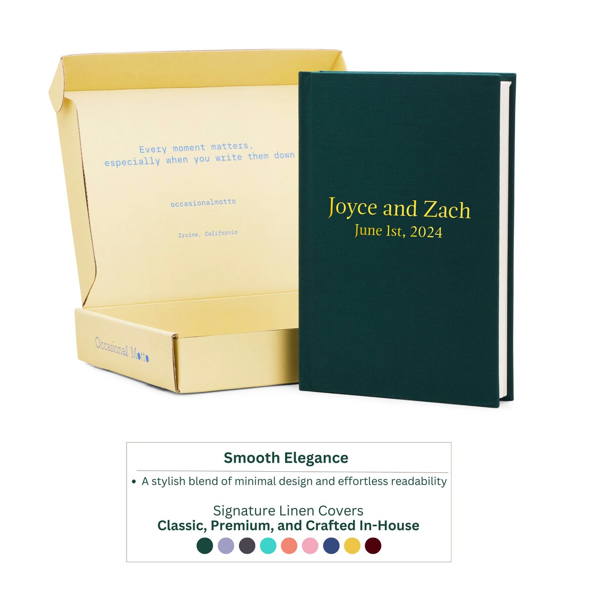 Customized Linen Hardcover Photo Album for Instax Wide "Polaroid" Photos
