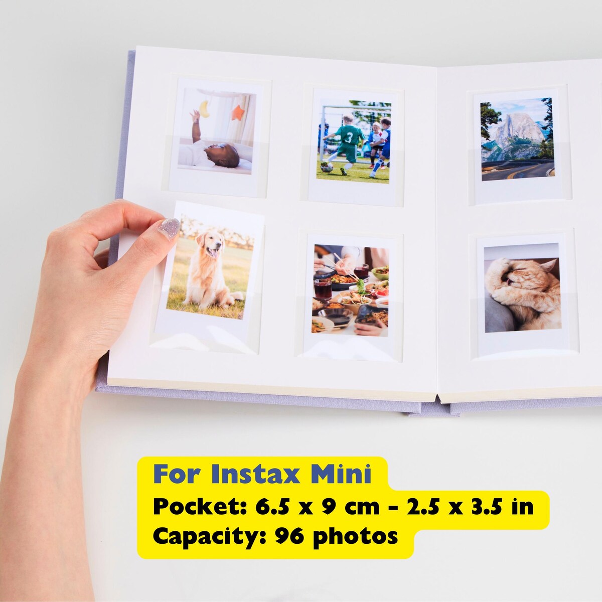 Personalized Linen Hardcover Photo Album Fits Instax Mini | 96 Pockets Photo Album | Occasional Motto Handmade Album for Wedding - Etsy