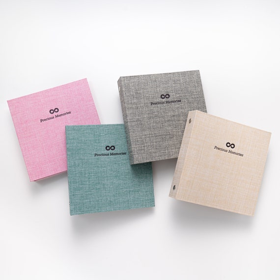 Linen Hardcover Photo Album for Instax and Polaroid Film with 48