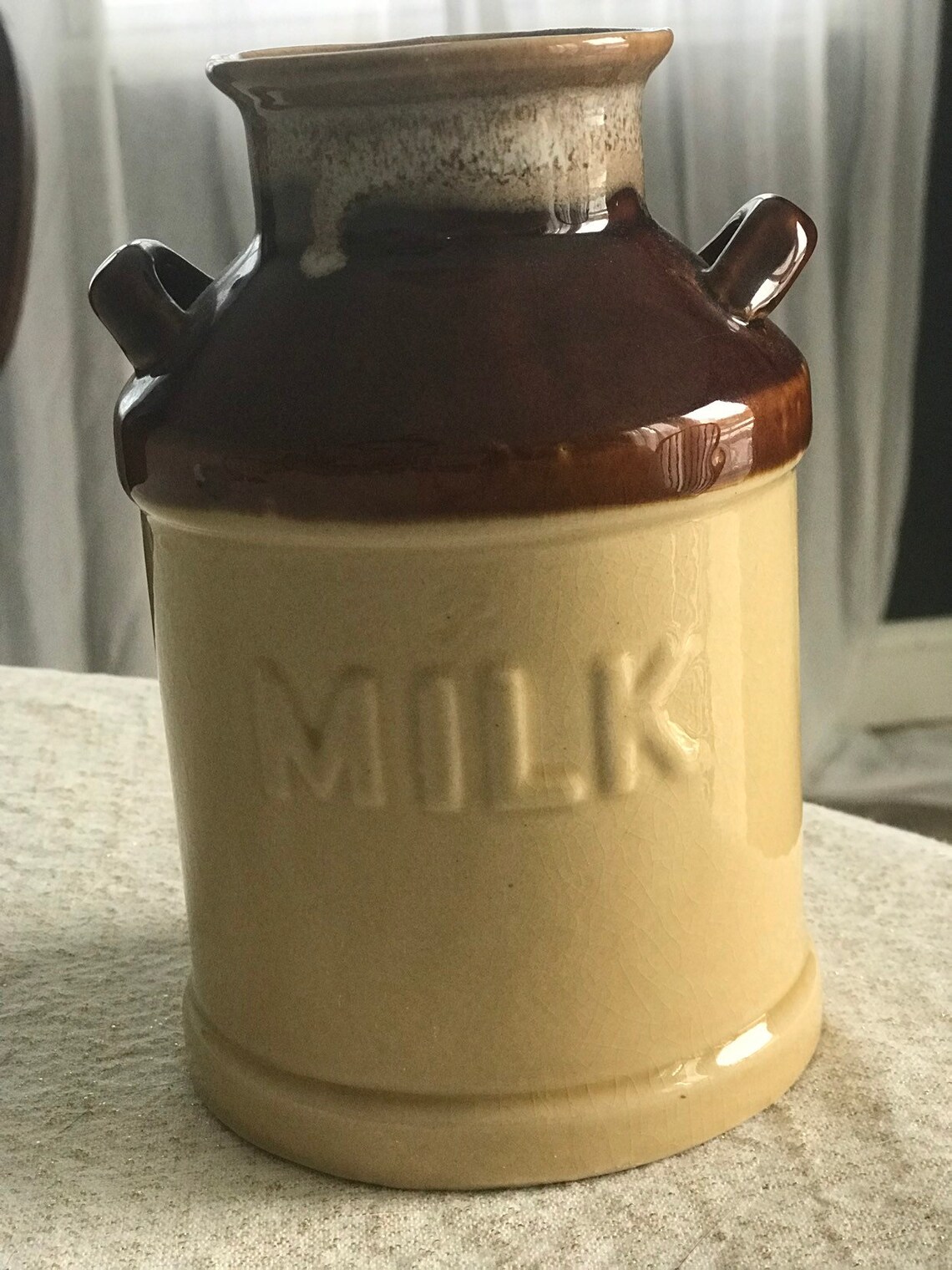 Enesco Stoneware milk jug Etsy