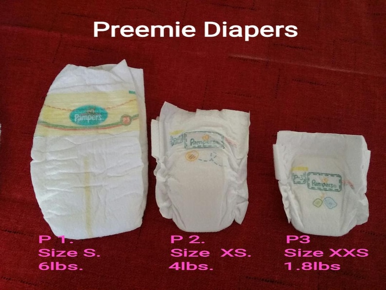 Preemie Diapers For Mini and Preemie Silicone Babies Etsy