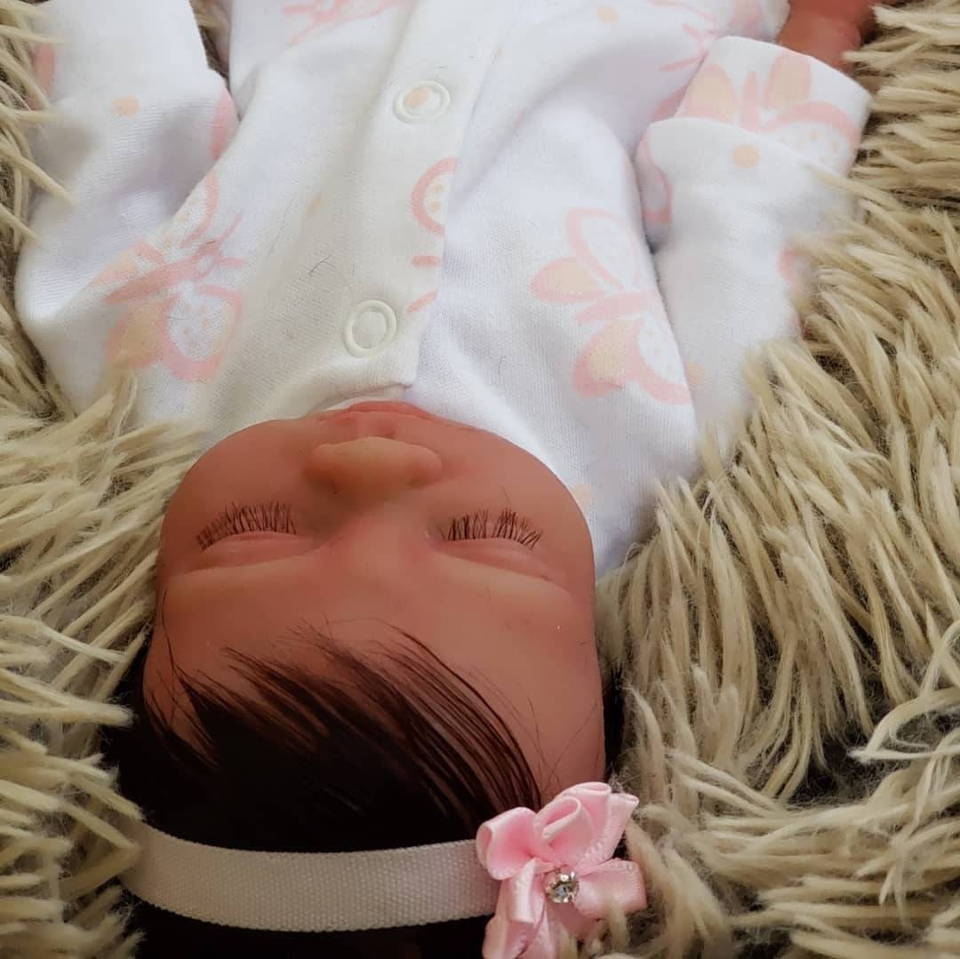 35 CM Soft Full Body Solid Silicone Bebe Reborn Doll Can drink