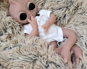 Full Silicone 16 1/2" Alien Baby Roswell