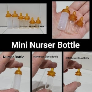 Miniature Baby Nurser Bottles Or Pacifiers (Sold Seperatly) Doll Not Included