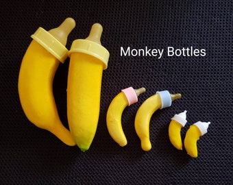 Banana Bottle For  Reborn Or Silicone Monkey Bottle