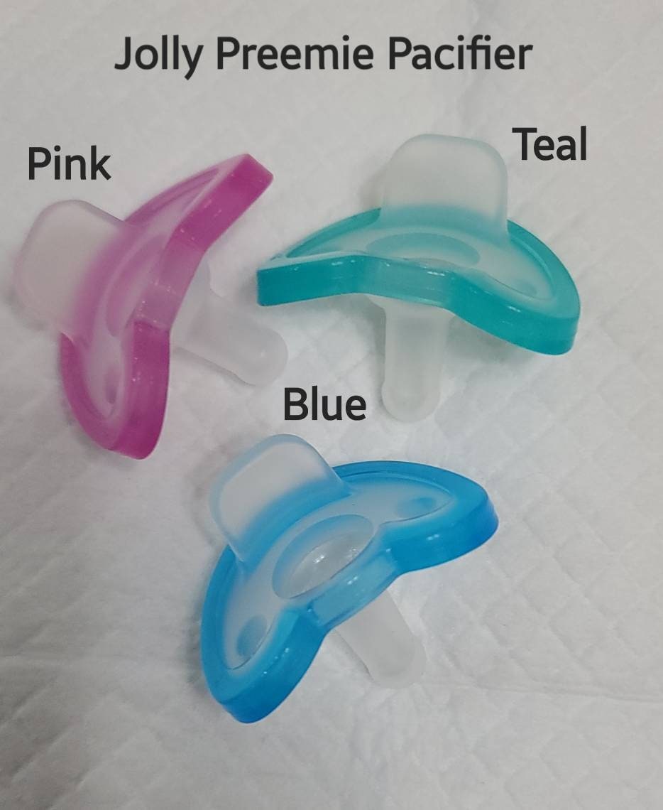Silicone Jolly Preemie Pacifiers Etsy