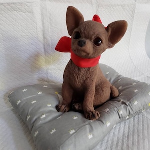 Full Silicone large Chihuahua Puppy (Blank Kit Or Painted Option)