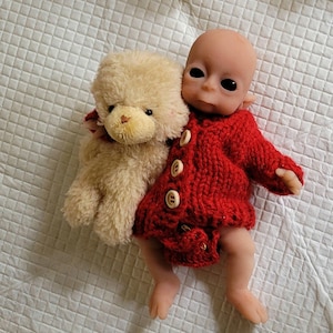 Miniature Cute 5&quot; Teddy Bear (Doll Not Included)