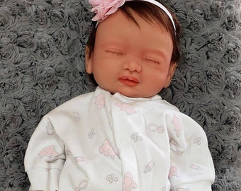 Silicone Full Body  17" Baby Willow Or Wyatt Biracial Or Caucasian(Option To Add  A Drink & Wet System)