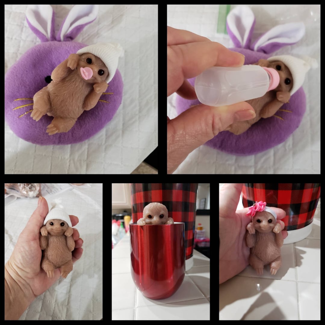 Silicone Baby Sloth