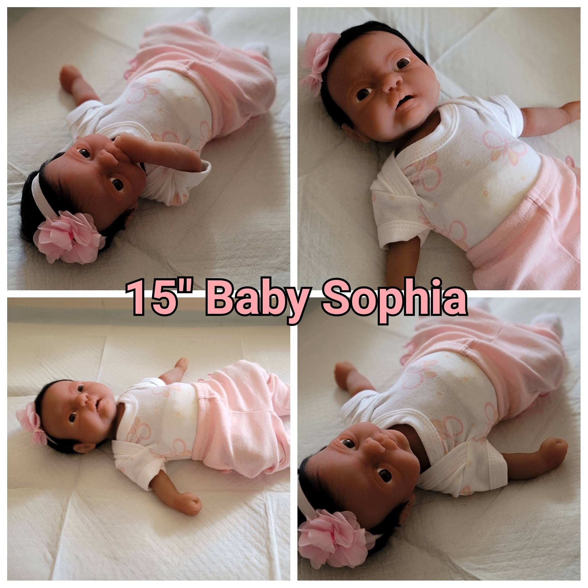 NEW Full Silicone Preemie 15 Girl Sophia or Boy Samuel 