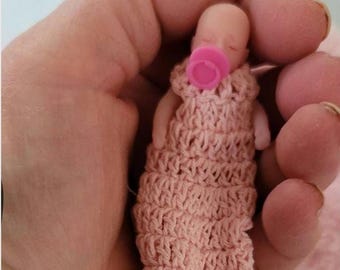 Full Silicone MICRO Miniature 1.9" Baby Tina (Several Options) Sold Separately