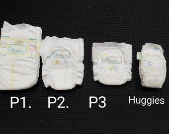 Preemie Diapers For Mini and Preemie Silicone Babies