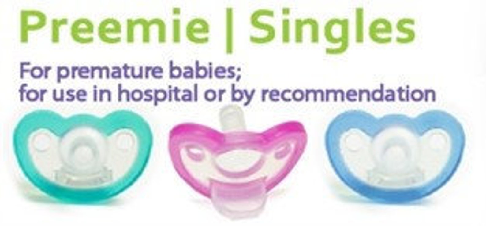 Preemie Full Silicone Pacifiers perfect for Silicone Babies Etsy