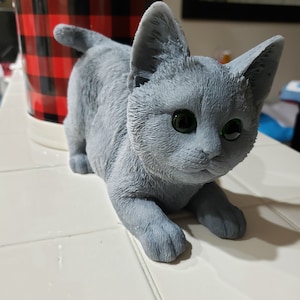 Full Silicone large Kitten (Blank Kit Or Painted Option)