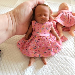 Miniature Doll Dresses (Dolls Not Included)