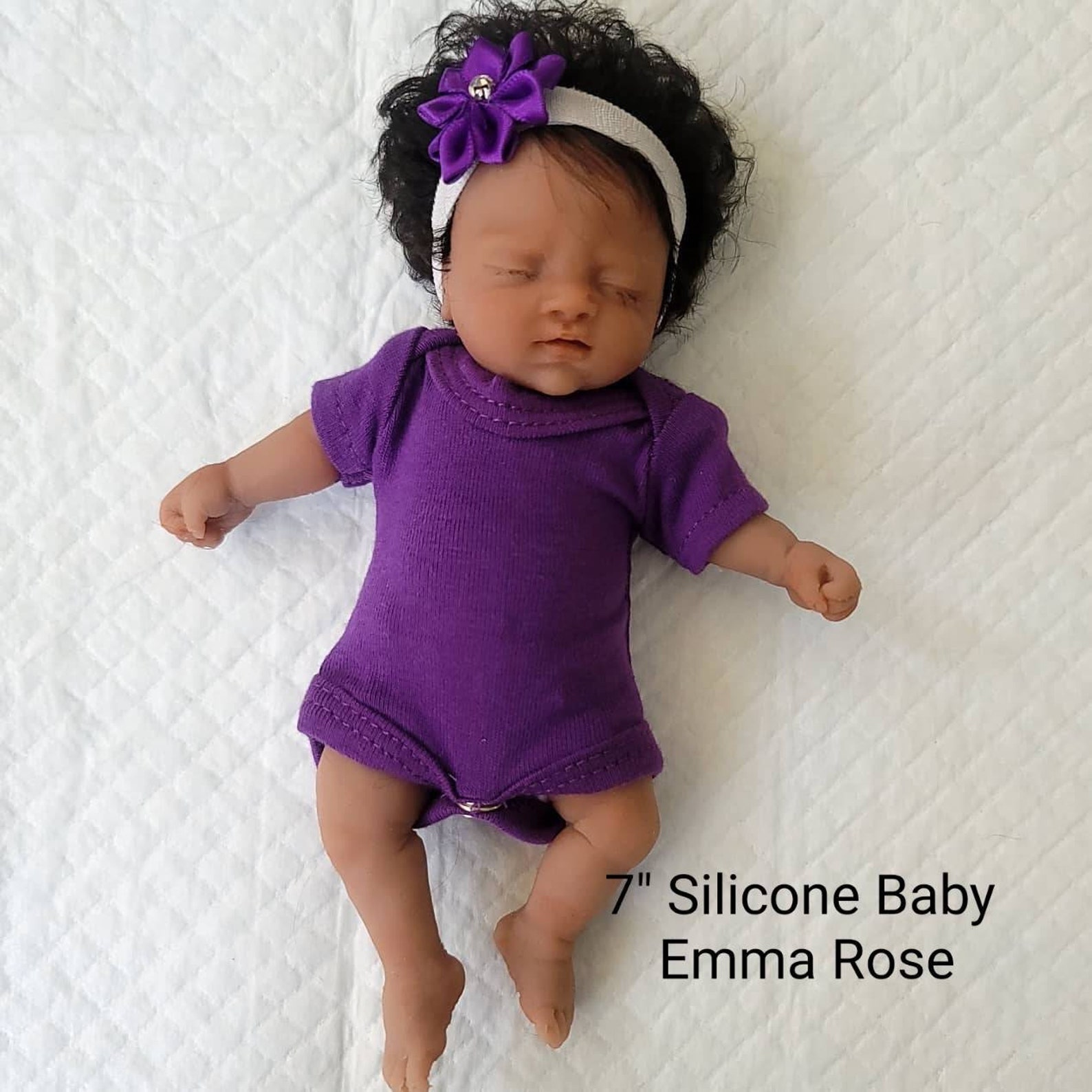 Silicone 7 Inch Baby Girl Emma Rose several Etsy