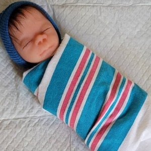 NEW Silicone 11&quot; Preemie Baby Girl Or Boy Sawyer (Skin Color,Hair Or Drink & Wet System Option)