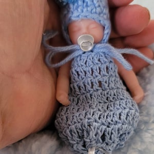 Ships Fast Silicone Mini 4&quot; Mini Baby Boy