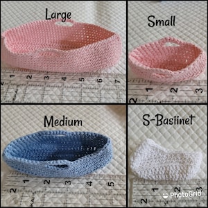 Crochet Mosses Beds And Bassinet.(Several Sizes& Colors) Dolls Not Included