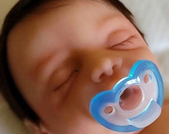 Full Silicone 19.5" Baby Boy Cayden Cooper Made To Order (Drink & Wet System Available)