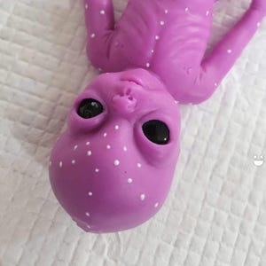 Ship Fast New Silicone Baby 9.5&quot; Baby Alien Zuri Only(Several Colors With Option To Add Dots)