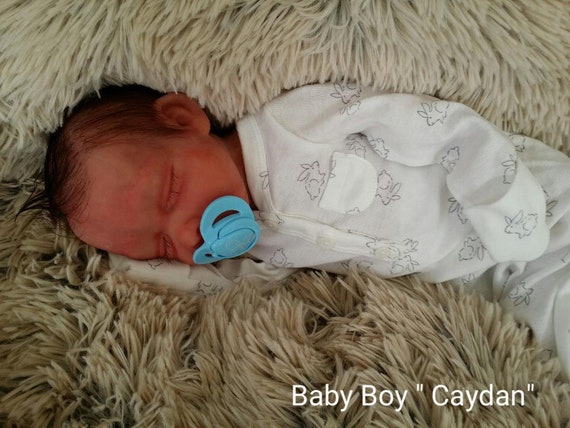 Silicone 19 Baby Boy Cayden Drink \u0026 Wet 