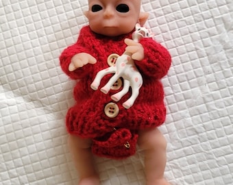 New Silicone Baby 8" Baby Finn. He is a Alien/Fairy or Elf Several Options Sold Seperatly