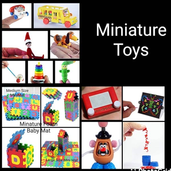 Miniature Toys, Minature  Baby Floor Mat And Bears And More (Sold Seperatly)