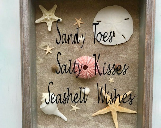 Nautical Wall Decor Shadow Box Nautical Shadow Box Coastal Etsy