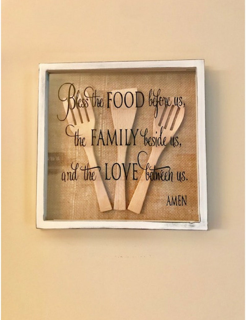 Kitchen Shadow Box Kitchen Wall Decor Kitchen Decor Kitchen Etsy