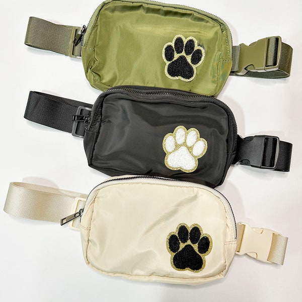 Fanny pack Dog walking bag, Mother’s Day gift for new dog mom, waste bag holder, treat pouch, dog belt bag, bum bag, gift for pet sitter