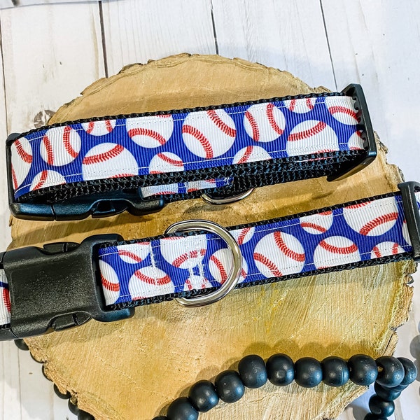 Baseball Dog Collar Etsy